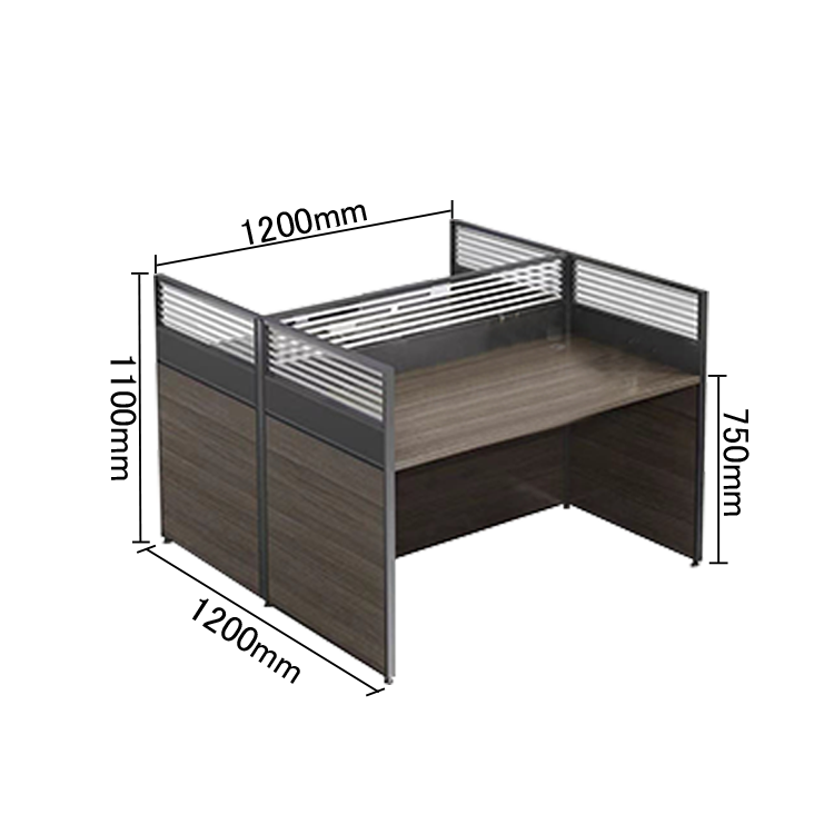 オフィスデスク 事務机 デスク パーテーション 配線穴付き サイドワゴン 機能的 シンプル オーク カスタマイズ可能 YGZ-N003