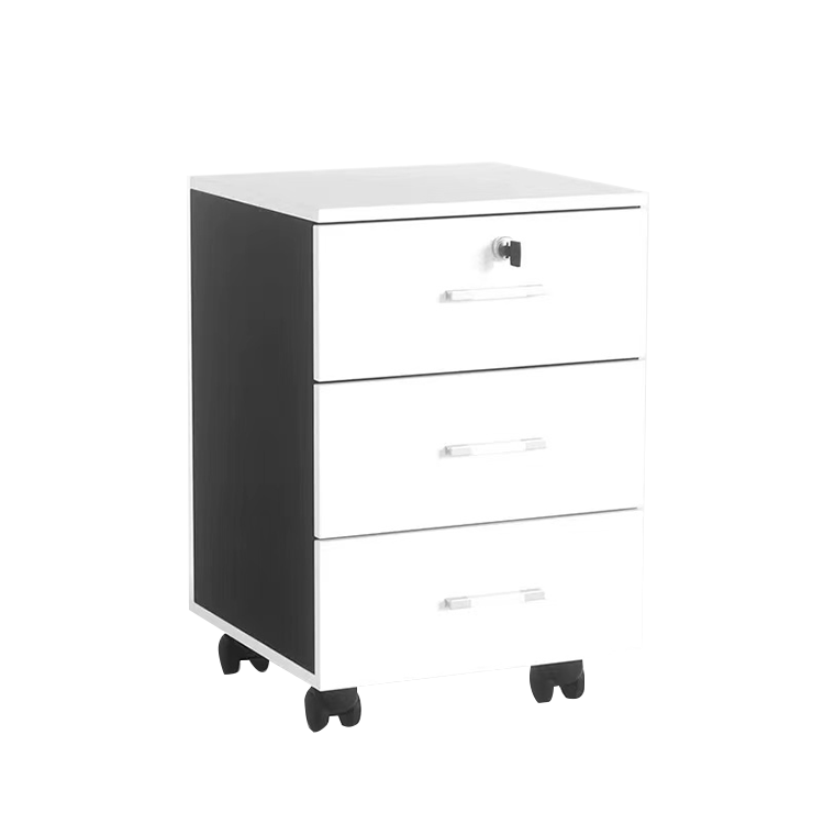 オフィスデスク 事務机 ワークデスク 収納棚 配線穴 大容量収納 厚手 高品質 シンプル 快適 グレー カスタマイズ可能 YGZ-N014