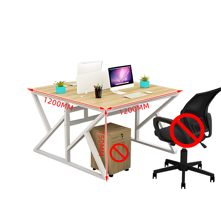 オフィスデスク デスク ワークデスク 自由組み合わせデスク 仕切りパネル 配線穴付き 快適なチェア 厚手の天板 スチール製フレーム 優れた機能性 厚手 シンプル 快適 カスタマイズ可能 YGZ-N024