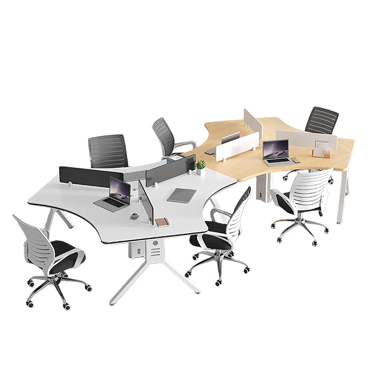 オフィステーブル ユニークなデザイン 配線穴 カウチソファ ファブリックソファ トップパネル 組立必要 多色選択可能 YGZ-N066