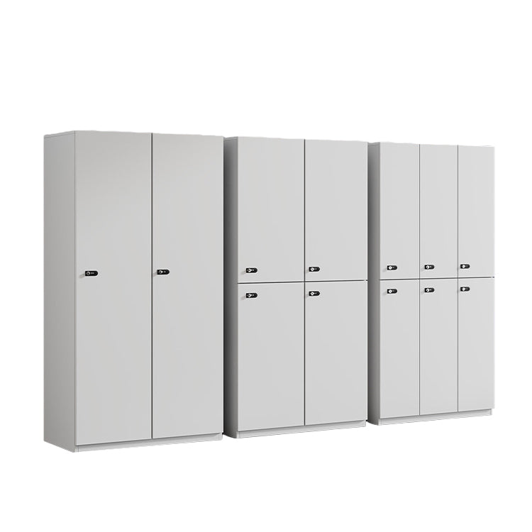 ロッカー 衣類収納ロッカー 壁面収納 大容量収納 ダイヤルロック デジタルロック 扉収納 ホワイト カスタマイズ可能 BGCWG-N061