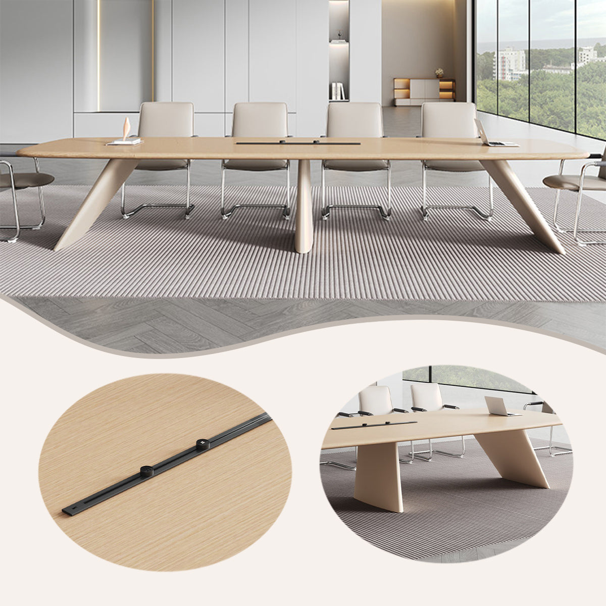 会議テーブル ミーティングテーブル オフィステーブル 会議用テーブル 長方形テーブル 応接テーブル オフィステーブル HYZ-N089