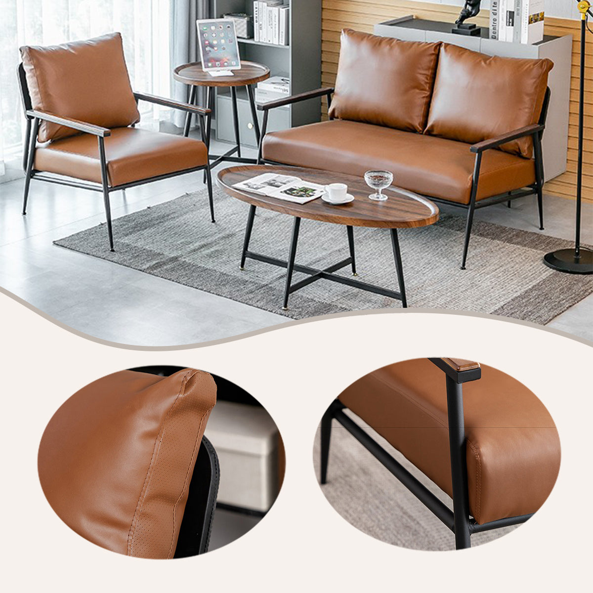 応接セット 応接家具 炭素鋼脚部 ウレタンフォーム充填 応接室 役員室 アームレスト 組立必要 待合室 応接用 JDZH-N029