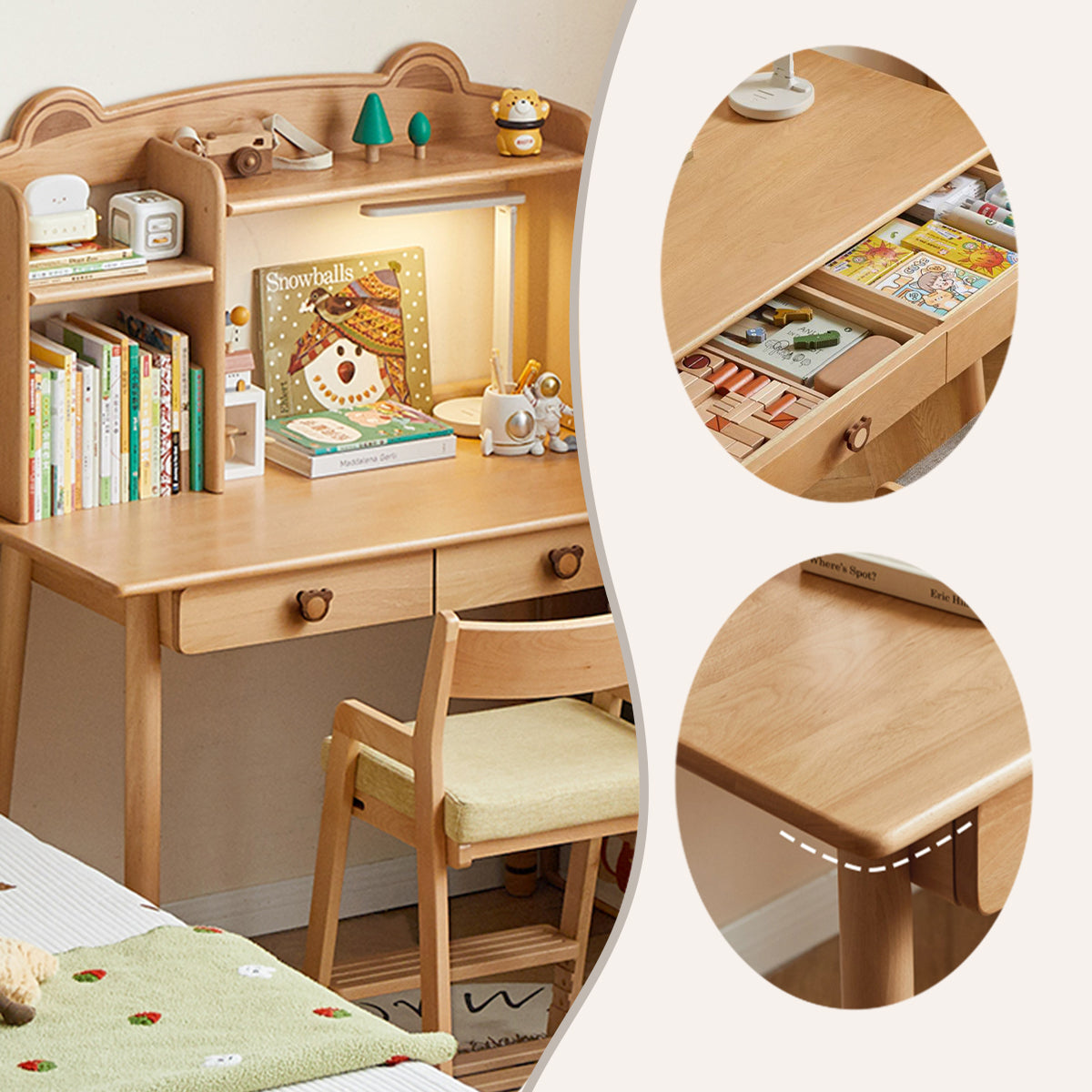 学習机 勉強机 学習デスク 高さ調整可能 広い天板 大容量収納 頑丈なフレーム 組立必要 在宅勤務 自宅用 XXZ-N032