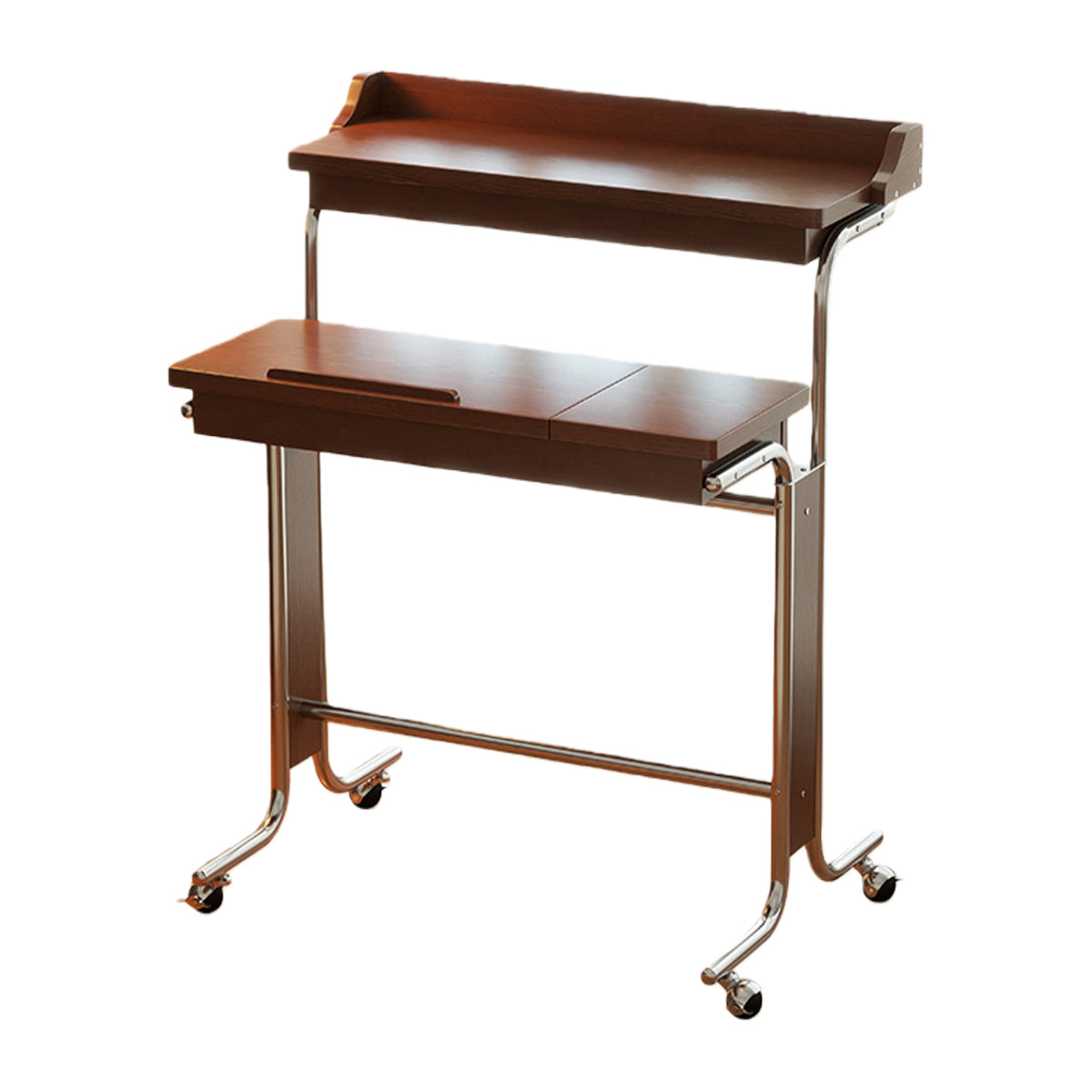 学習机 勉強机 学習デスク 昇降可能 キャスター付き 折り畳み式天板 組立必要 木製デスク つくえ XXZ-N037