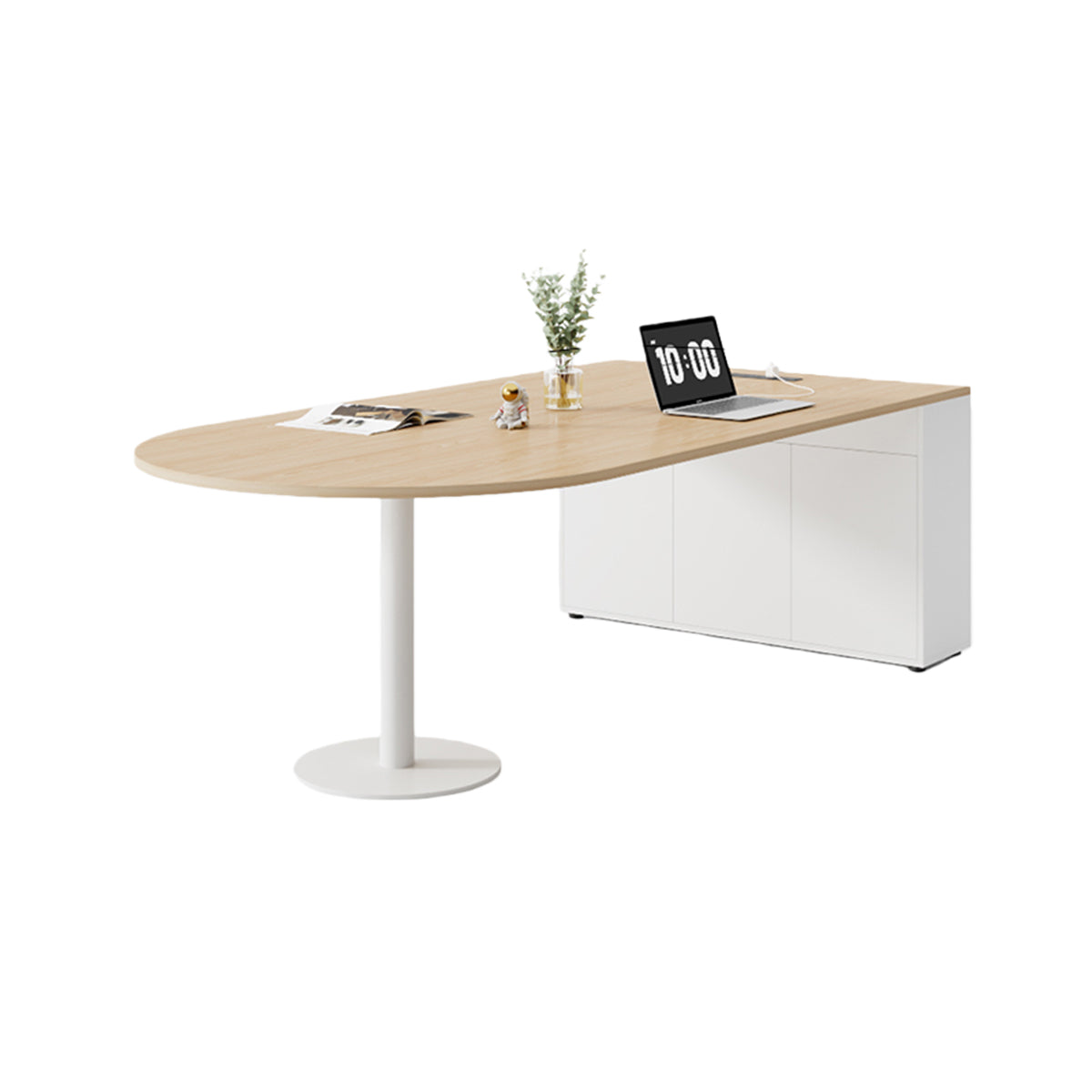 会議テーブル 丈夫な脚部 内蔵式コンセント付き 組立必要 カスタマイズ可能 多色選択可能 HYZ-N061