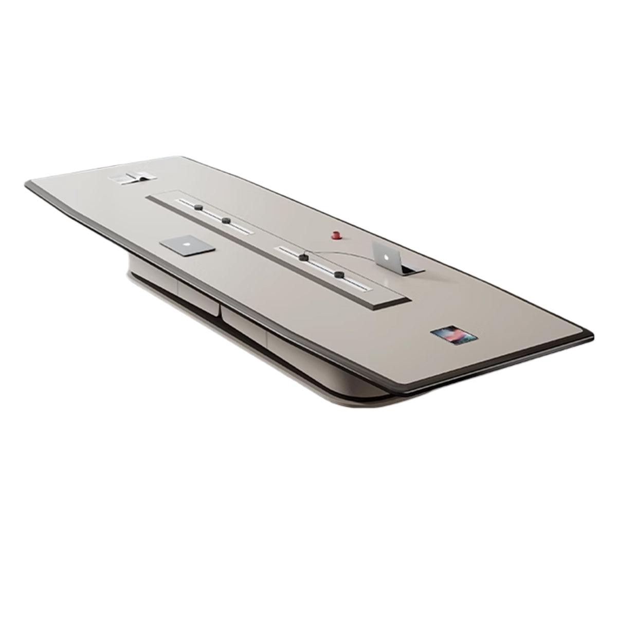 会議テーブル 大型ミーティングテーブル 広い空間 スライド式電源 極簡スタイル カスタマイズ可能 HYZ-N090