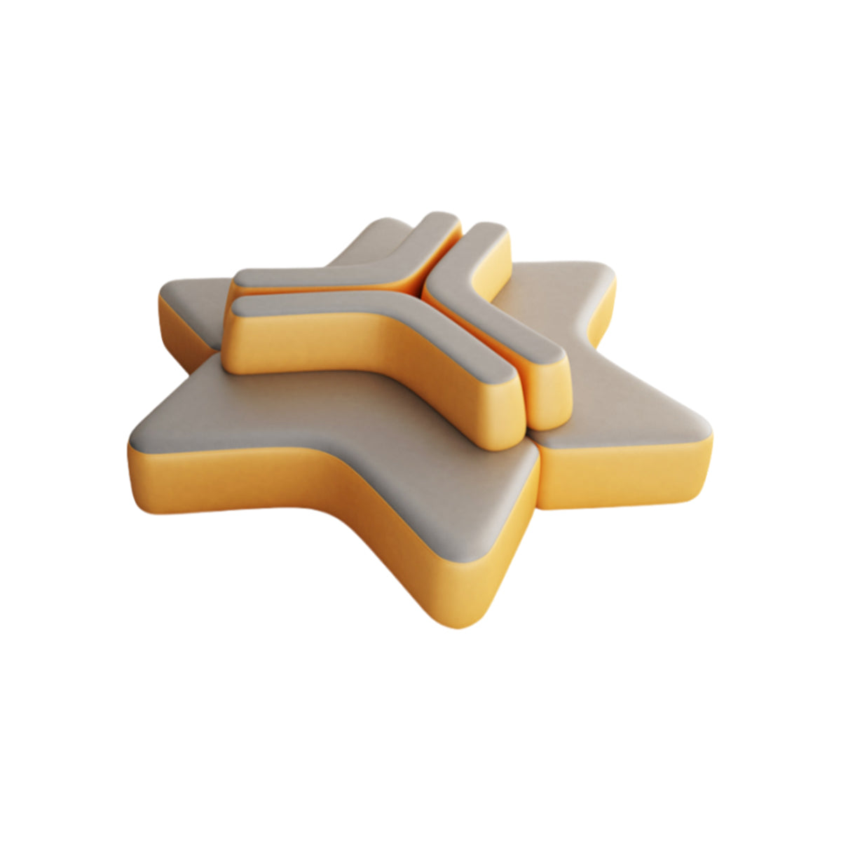 モジュール式ソファ ソファセット 商談ソファセット 美容院 ロビー用 多人数 レイアウト モダン グレー カスタマイズ可能 JDSF-N036