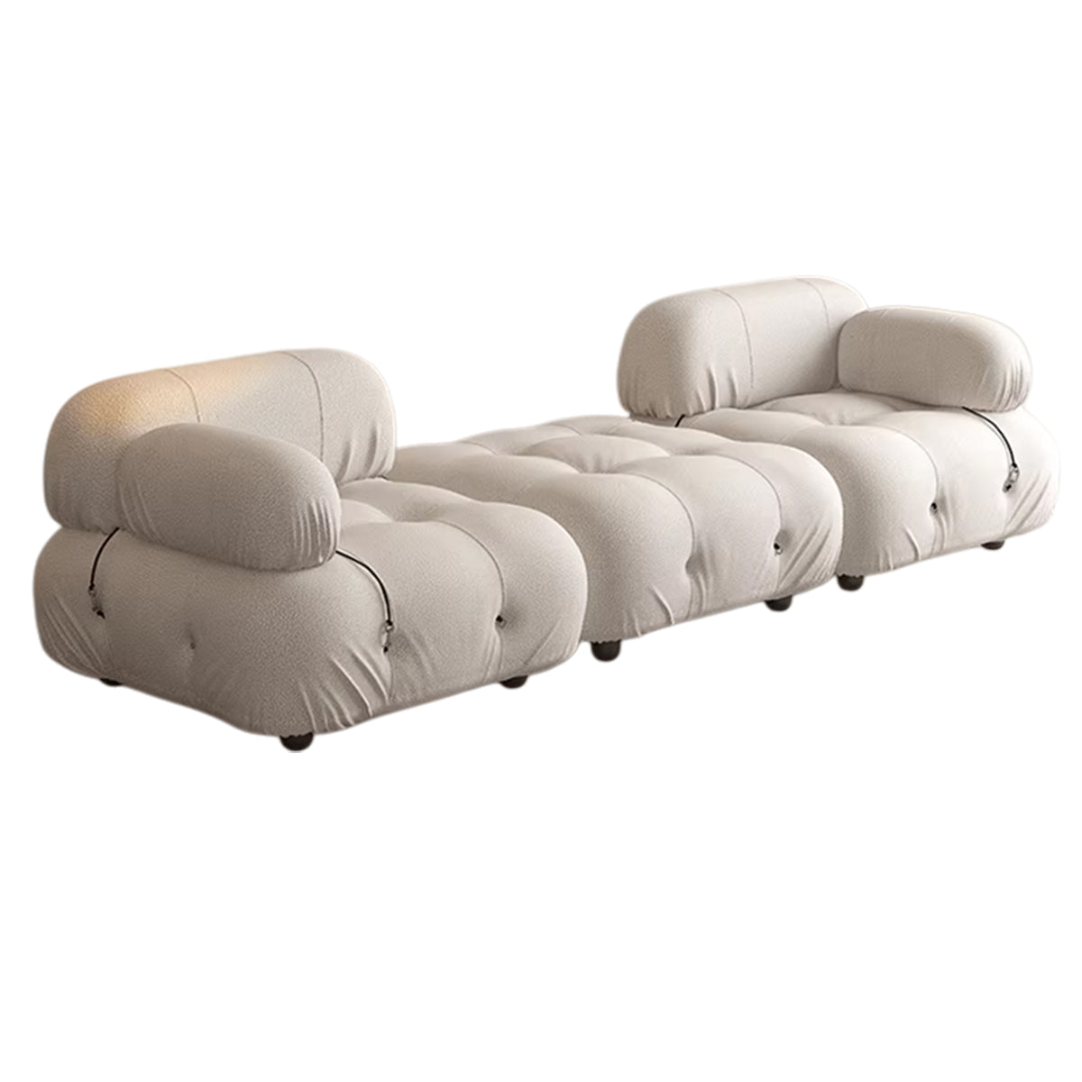 ソファ アームレスト カウチソファ ファブリックソファ 高級ソファ モダンソファ フットレスト 上質な金具 多色選択可能 JYSF-N042