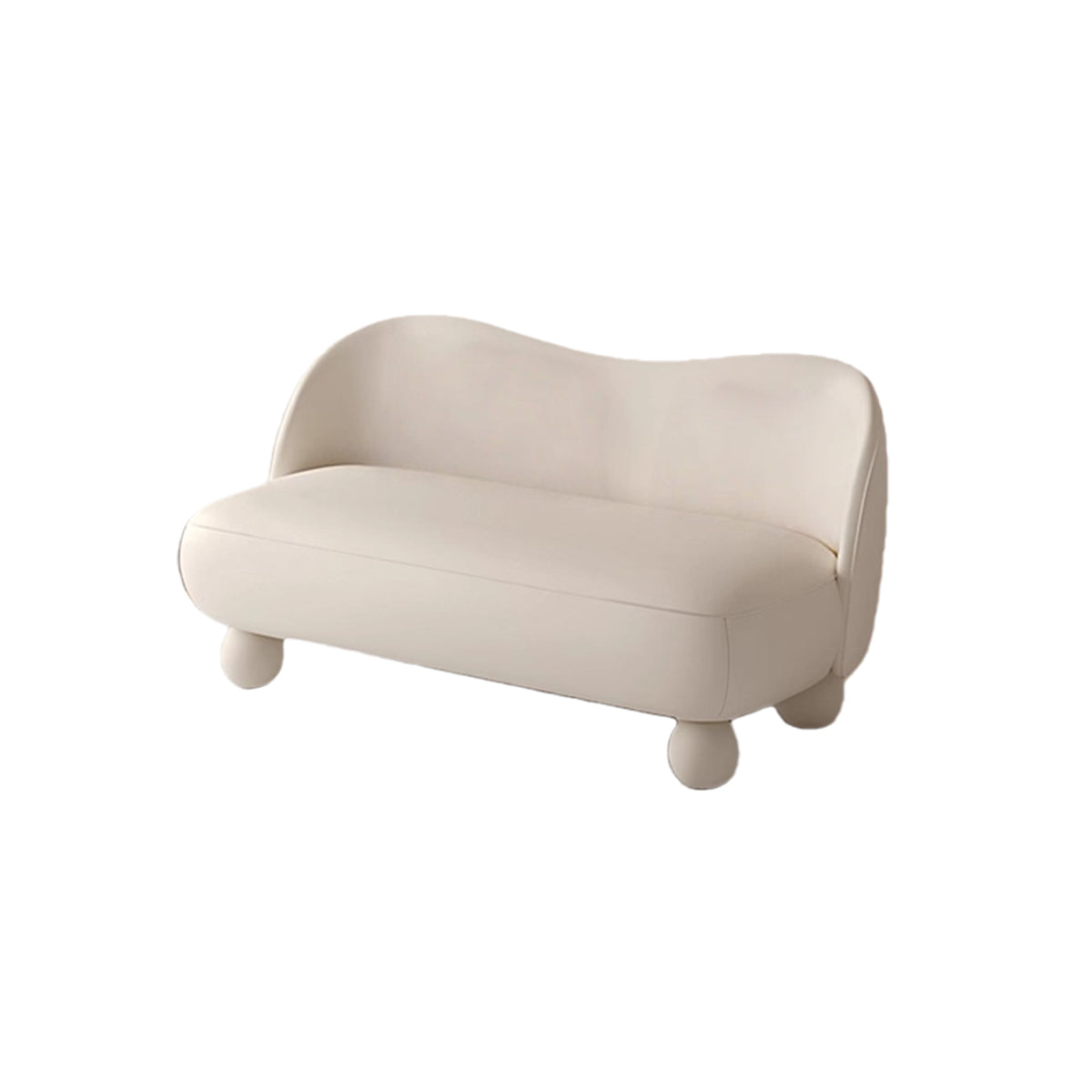 ソファ カウチソファ ファブリックソファ 高級ソファ モダンソファ 球形脚部 ウエーブサイズ 広い座面 可愛いデザイン JYSF-N041