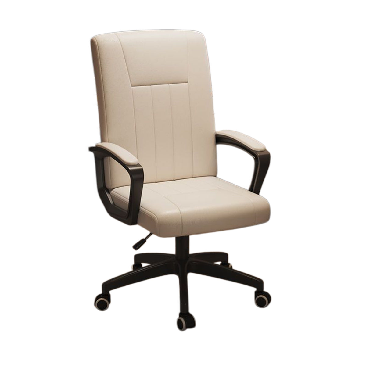 ワークチェア オフィスチェア 事務椅子 回転可能 キャスター付き ヘットレスト ファブリック カーキ カスタマイズ可能 LBY-N034