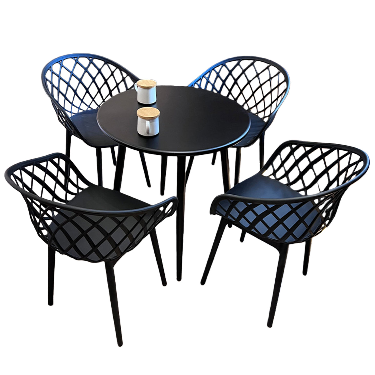 応接セット 応接テーブル 応接家具 メッシュ背もたれ 炭素鋼脚部 広い座面 頑丈なフレーム 待合室 応接用 組立必要 JDZH-N031