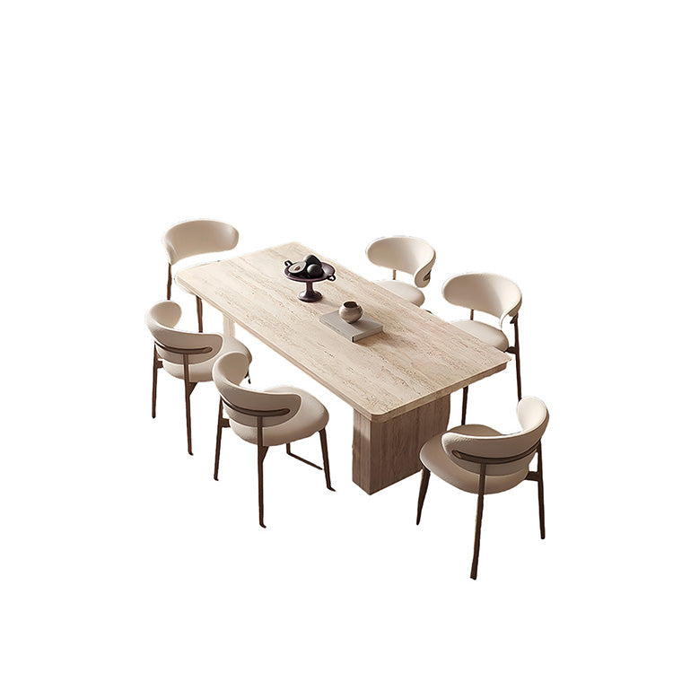 ダイニングテーブル　エンリケスモダ　長方形　食卓　テーブル　在宅用　食事用　リビングルーム　丈夫な脚　Ｒ加工　広々とした天板　CZ-N010