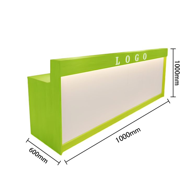 受付カウンター　レジカウンター　フロント　受付台　サロン　喫茶店　大容量収納　おしゃれ　ナチュラル　カスタマイズ可能　JDQT-N025