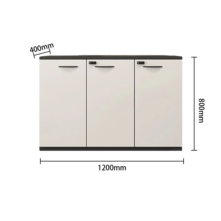 多目的な収納　ファイル収納　オフィスキャビネット　オフィス用　大容量収納　ダイヤル錠　引き出し　ホワイト　タマイズ可能　BGCWG-N064