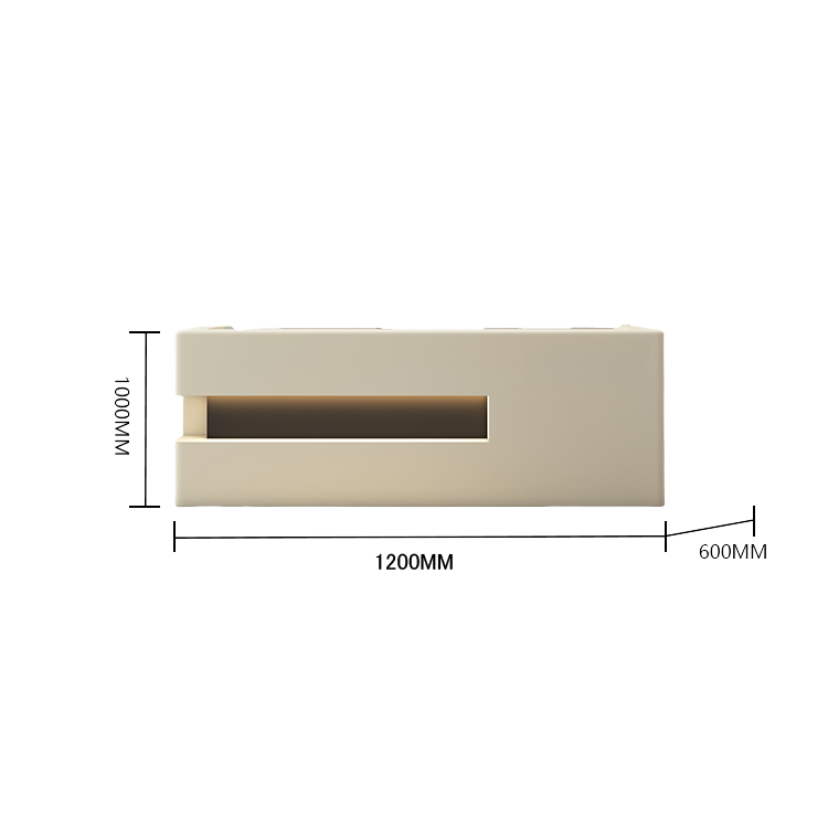 受付カウンター　レジカウンター　受付台　エントランス受付　大型　サロン　大容量　グレー　カスタマイズ可能　JDQT-BODS-N014