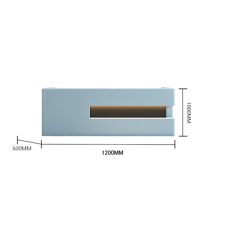 受付カウンター　レジカウンター　受付台　エントランス受付　大型　サロン　大容量　グレー　カスタマイズ可能　JDQT-BODS-N014