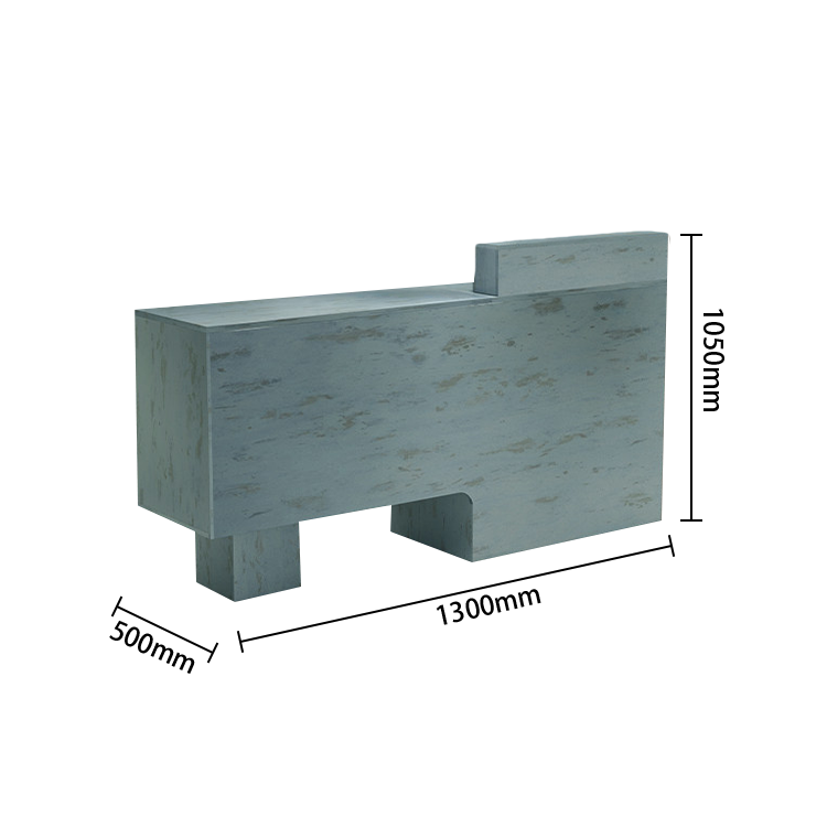 受付カウンター　エントランス受付　レジカウンター　頑丈なフレーム　広い天板　上質な金具　シンプル　ホワイト　ブラック　JDQT-N059