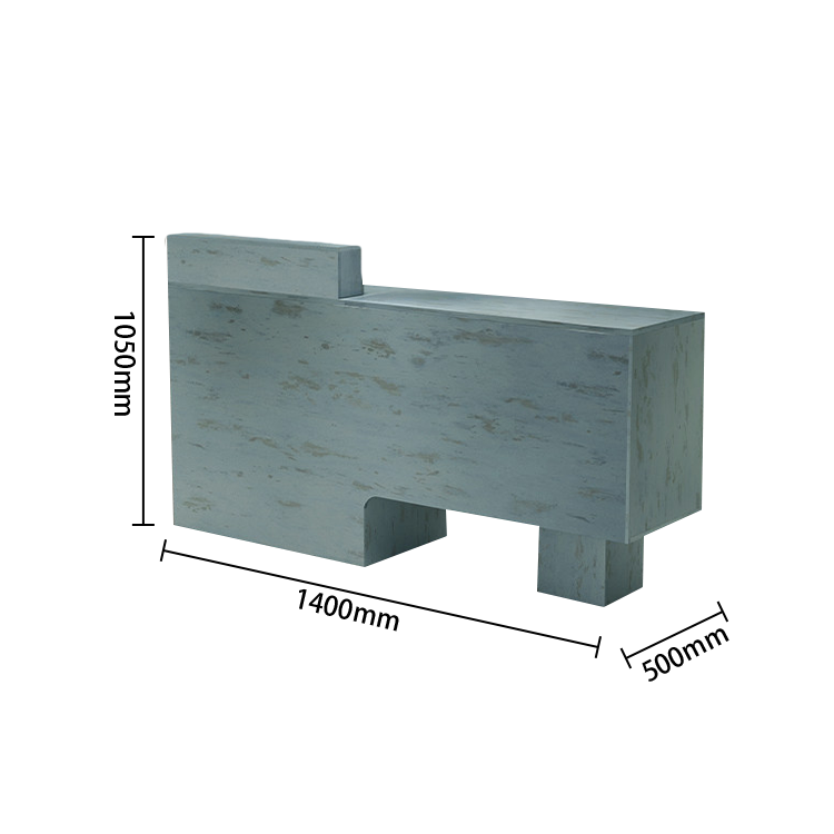 受付カウンター　エントランス受付　レジカウンター　頑丈なフレーム　広い天板　上質な金具　シンプル　ホワイト　ブラック　JDQT-N059