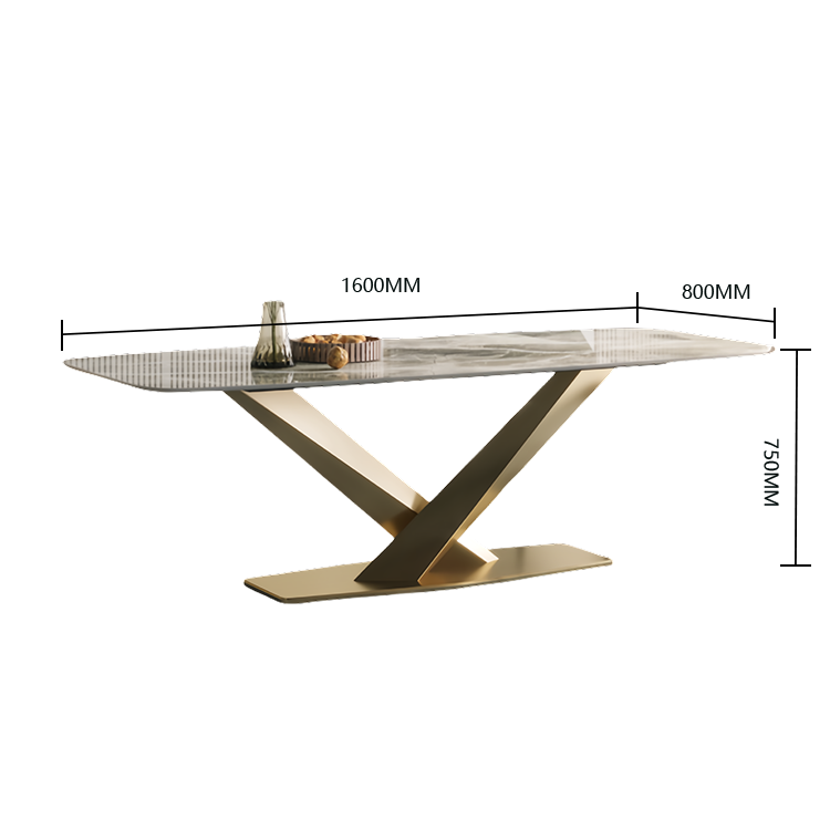 ダイニングテーブル　食卓　テーブル　セラミックテーブル　金属フレーム　在宅用　食事用　リビングルーム　広い卓上スペース　CZ-N002