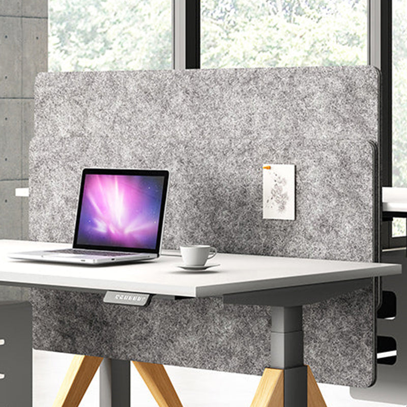 ワークデスク　オフィスデスク　作業机　昇降可能デスク　作業用　役員用　広い天板　ＰＣ収納スペース付き　仕切りパネル付き　厚手の天板　便利操作　丈夫　機能性　モダン　シンプル　ホワイト　カスタマイズ可能　YGZ-YDD-N015