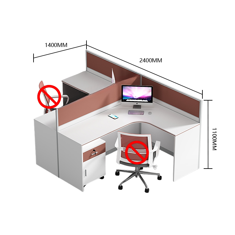 オフィスデスク　Ｌ字型デスク　役員デスク　配線穴　トップパネル　鍵付き　大容量収納　機能性　シンプル　モダン　ホワイト　YGZ-N063