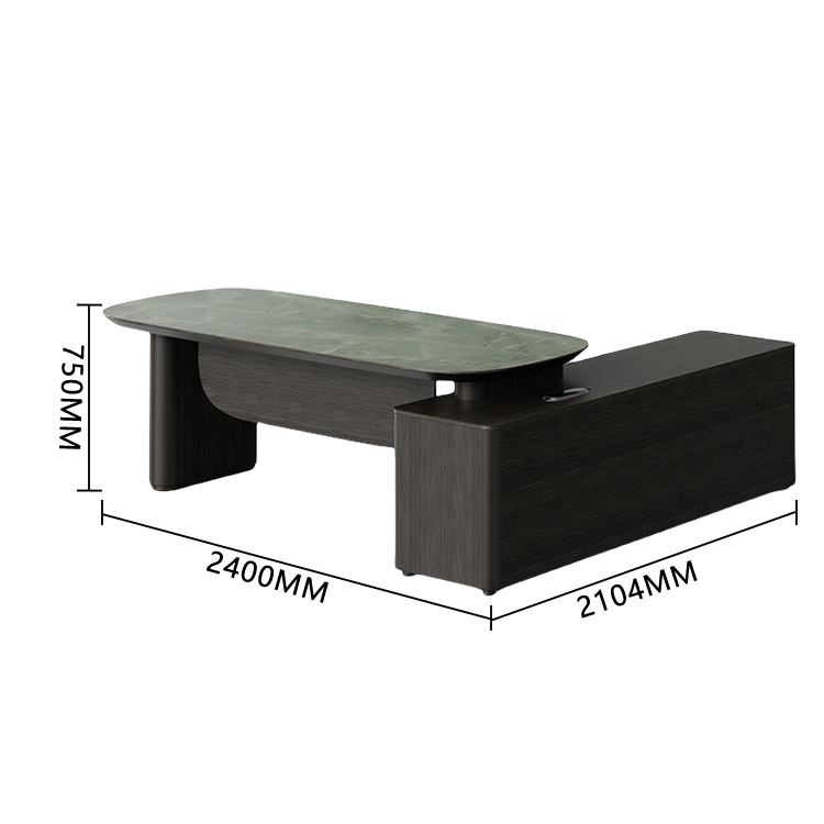 エグゼクティブデスク　ワークデスク　オフィスデスク　パソコンデスク　L型デスク　事務用　作業用　仕事用　引き出し収納　LBZ-N062