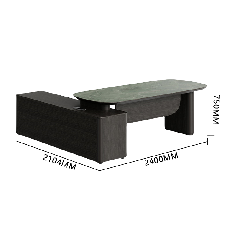 エグゼクティブデスク　ワークデスク　オフィスデスク　パソコンデスク　L型デスク　事務用　作業用　仕事用　引き出し収納　LBZ-N062