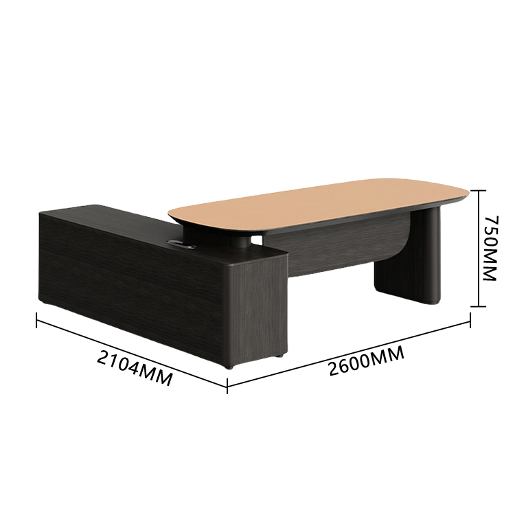 エグゼクティブデスク　ワークデスク　オフィスデスク　パソコンデスク　L型デスク　事務用　作業用　仕事用　引き出し収納　LBZ-N062