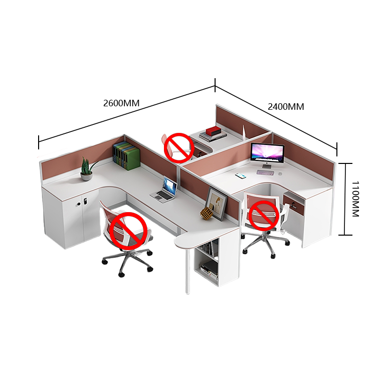 オフィスデスク　Ｌ字型デスク　役員デスク　配線穴　トップパネル　鍵付き　大容量収納　機能性　シンプル　モダン　ホワイト　YGZ-N063