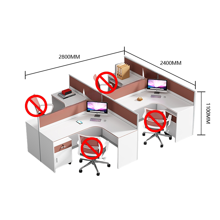 オフィスデスク　Ｌ字型デスク　役員デスク　配線穴　トップパネル　鍵付き　大容量収納　機能性　シンプル　モダン　ホワイト　YGZ-N063