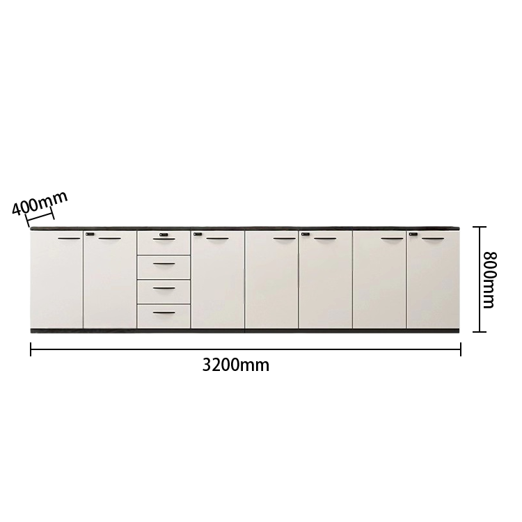 多目的な収納　ファイル収納　オフィスキャビネット　オフィス用　大容量収納　ダイヤル錠　引き出し　ホワイト　タマイズ可能　BGCWG-N064