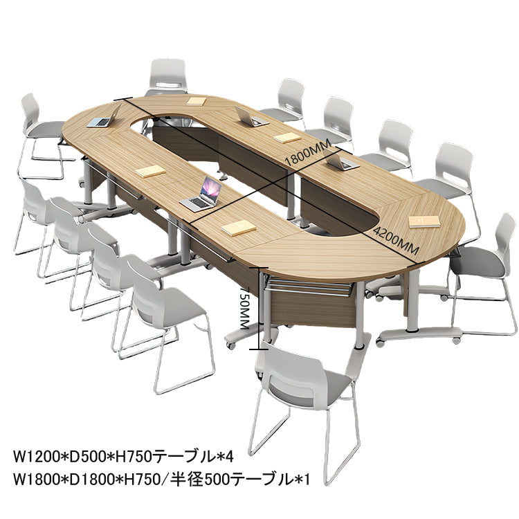 会議テーブル,ミーティングテーブル,折りたたみテーブル,収納棚