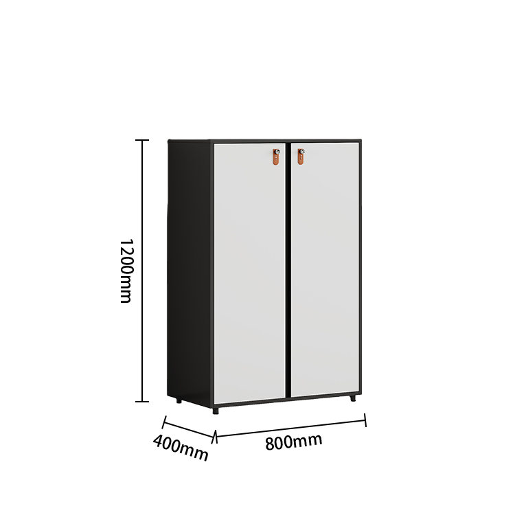 多目的な収納　オフィスキャビネット　作業用　大容量収納　ダイヤル錠付き　扉収納　簡素　落ち着き　ホワイト　カスタマイズ可能　BGCWG-N059