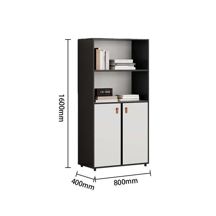 多目的な収納　オフィスキャビネット　作業用　大容量収納　ダイヤル錠付き　扉収納　簡素　落ち着き　ホワイト　カスタマイズ可能　BGCWG-N059