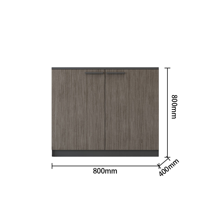 オフィスキャビネット　オフィス収納　収納家具　オフィス用　大容量収納　収納庫　ウォールナット　グレー　カスタマイズ可能　BGCWG-N070