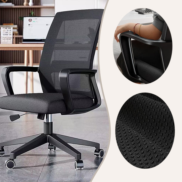 モリシゲ　クラシックなデスクチェア　ワークチェア BGY-N012_600x600_crop_center.