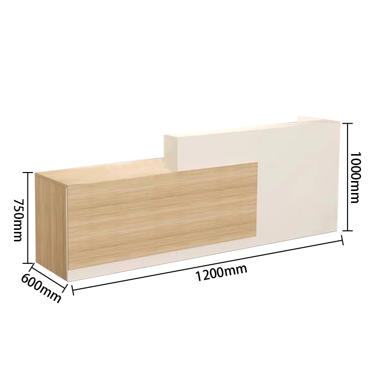 受付カウンター　レジカウンター　店舗用　鍵ロック　配線穴　角丸　トップパネル　オシャレ　広いワーク　カスタマイズ可能　JDQT-N003