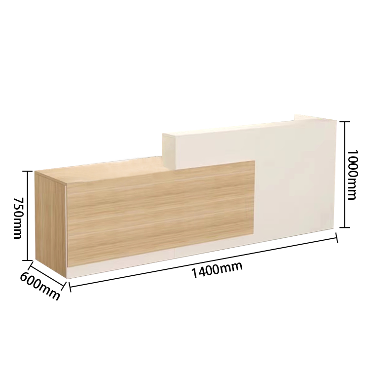 受付カウンター　レジカウンター　店舗用　鍵ロック　配線穴　角丸　トップパネル　オシャレ　広いワーク　カスタマイズ可能　JDQT-N003