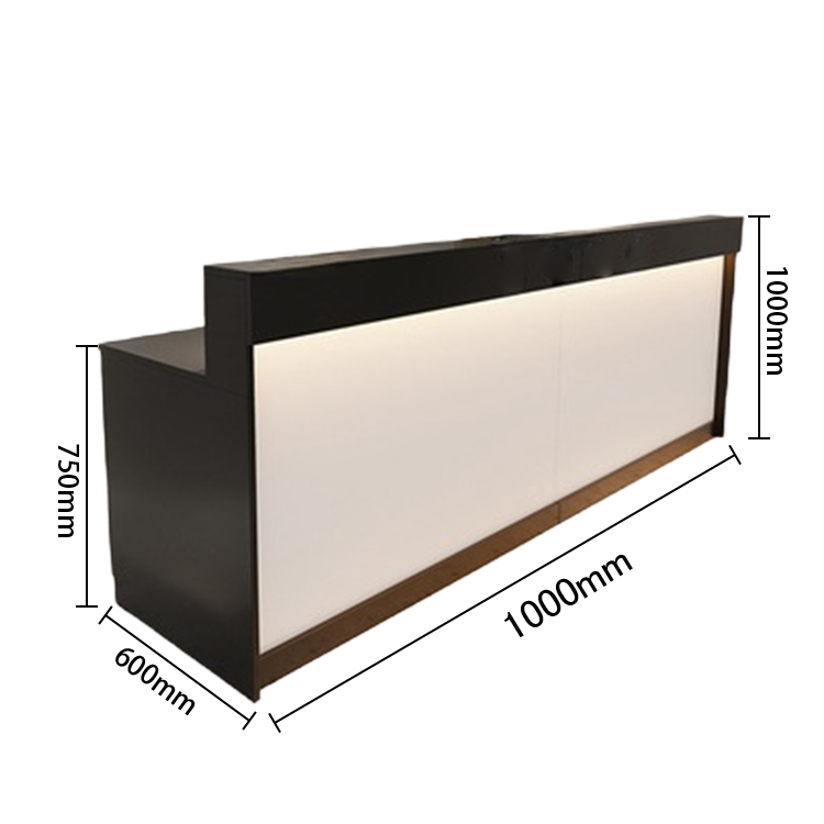 受付カウンター　レジカウンター　フロント　受付台　サロン　喫茶店　大容量収納　おしゃれ　ナチュラル　カスタマイズ可能　JDQT-N025