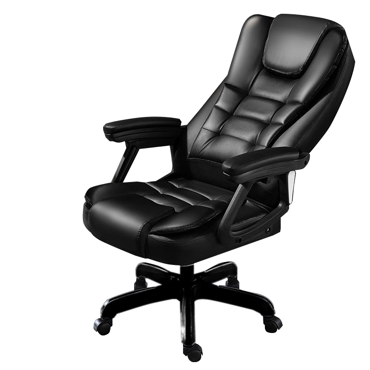 エグゼクティブチェア　オフィスチェア　レザーチェア　人間工学　キャスター　フットレスト　高級感　ブラック　カスタマイズ可能　LBY-N003