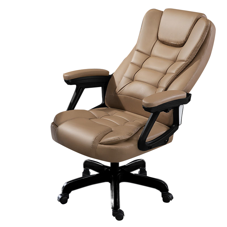 エグゼクティブチェア　オフィスチェア　レザーチェア　人間工学　キャスター　フットレスト　高級感　ブラック　カスタマイズ可能　LBY-N003