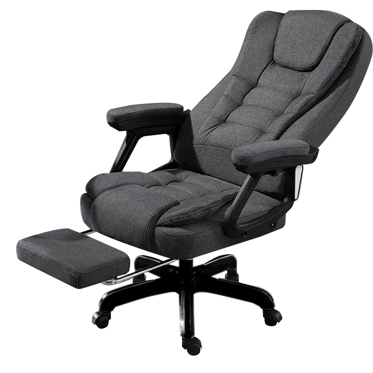 エグゼクティブチェア　オフィスチェア　レザーチェア　人間工学　キャスター　フットレスト　高級感　ブラック　カスタマイズ可能　LBY-N003