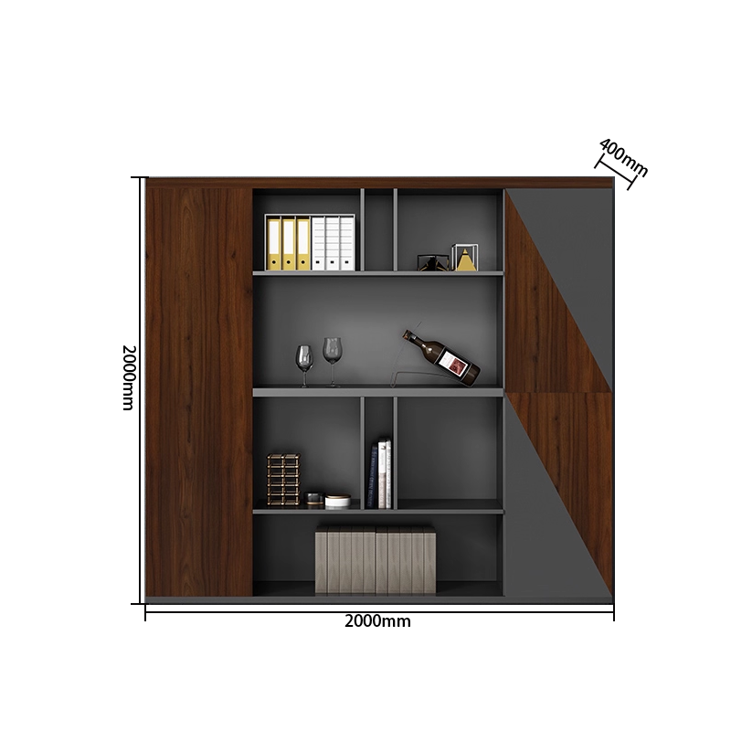 エグゼクティブデスク　オフィスデスク　社長机　木製デスク　木目調　配線ボックス　ウォールナット　カスタマイズ可能　LBZ-N028