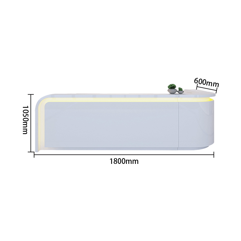 受付カウント　ライト付き　焼付塗装　キーボードトレイ付き　組立必要　 JDQT-N076
