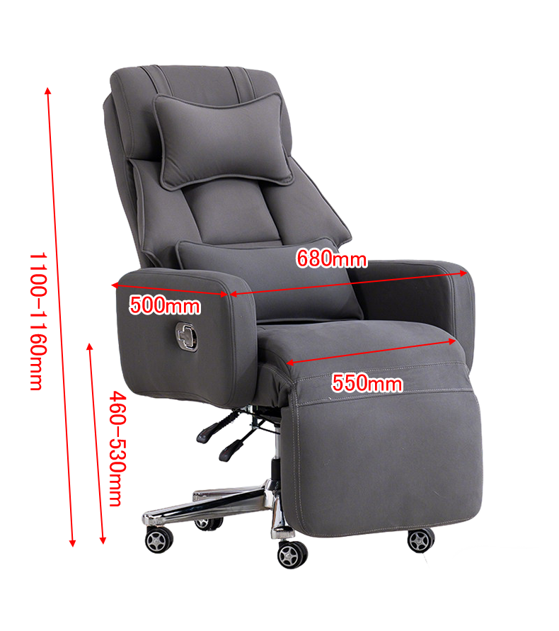 社長チェア　パソコンチェア　昇降機能　リクライニング機能　フットレスト　通気性　ピンク　ダックグレー　ベージュ　ブルー　ライトブルー　LBY-N075