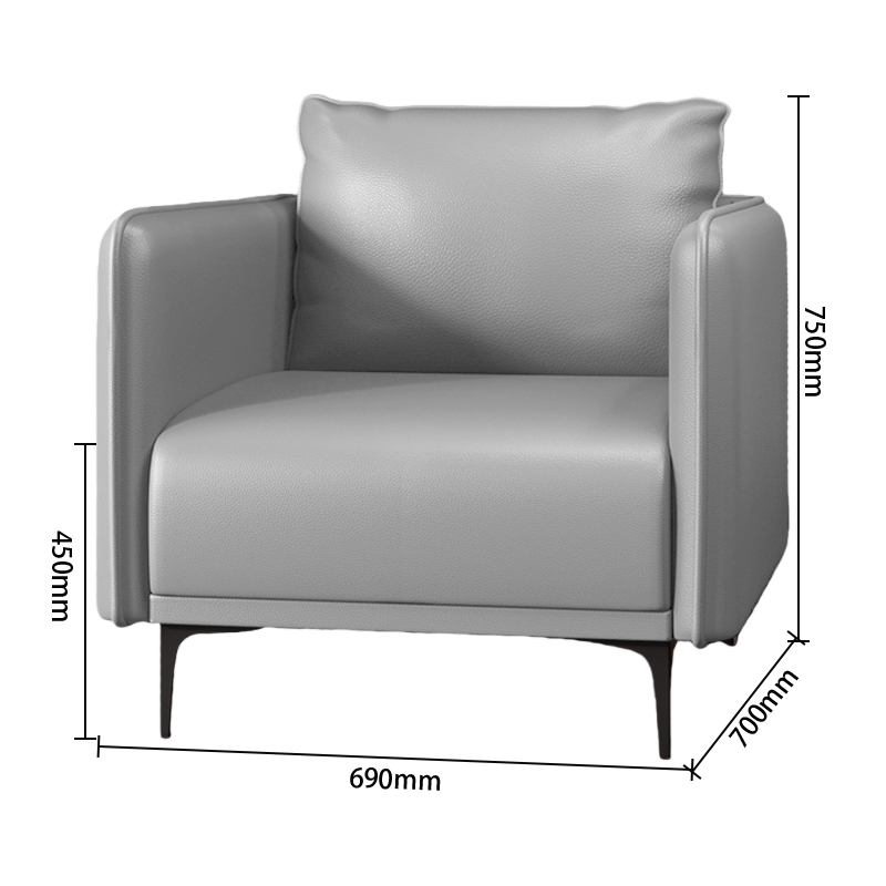 ソファセット　ハイバックソファ　椅子　応接ソファ　アームソファ　ビジネスソファセット　1掛け　相談用　オフィス用　受付用　JDSF-N047