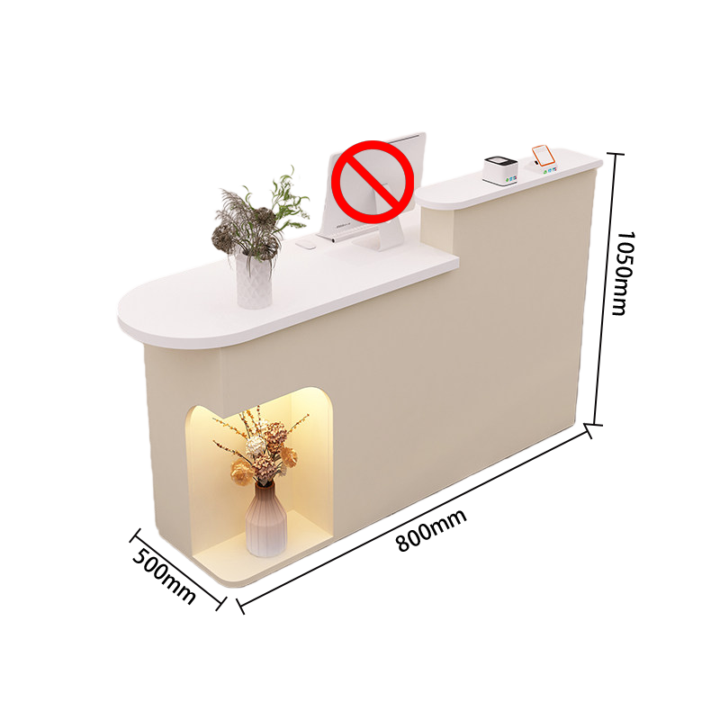 受付カウンター　レジカウンター　オフィス受付　事務用　鍵ロック　配線穴　シンプル　オシャレ　カスタマイズ可能　JDQT-N006