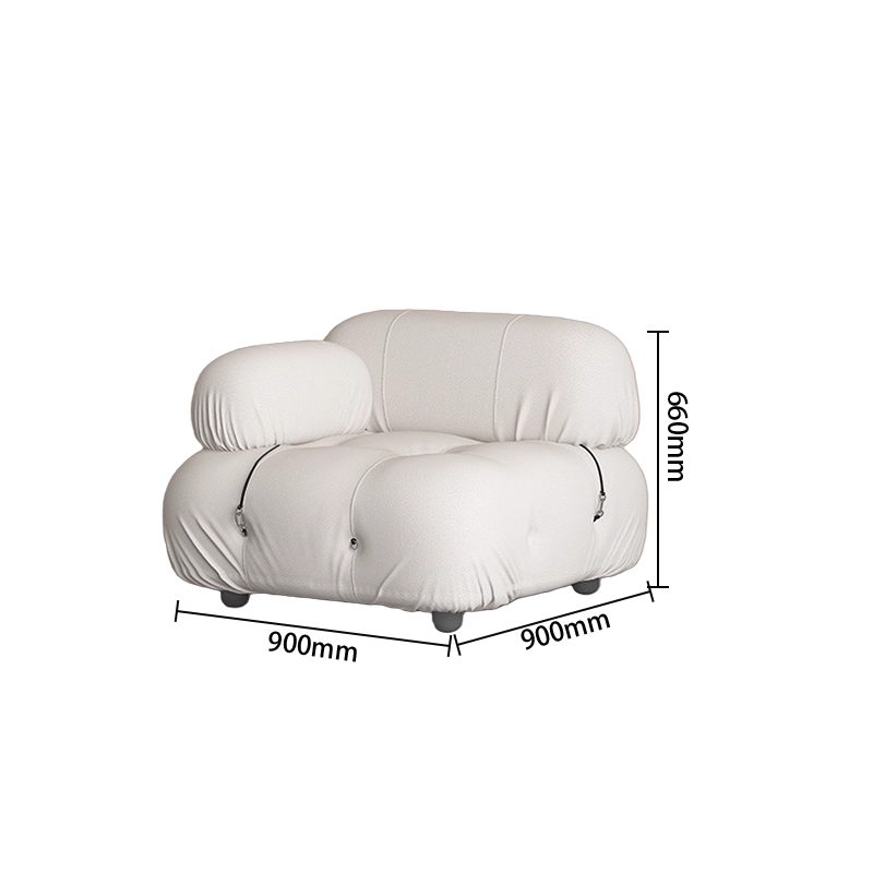 ソファ　アームレスト　カウチソファ　ファブリックソファ　高級ソファ　モダンソファ　フットレスト　上質な金具　多色選択可能　JYSF-N042