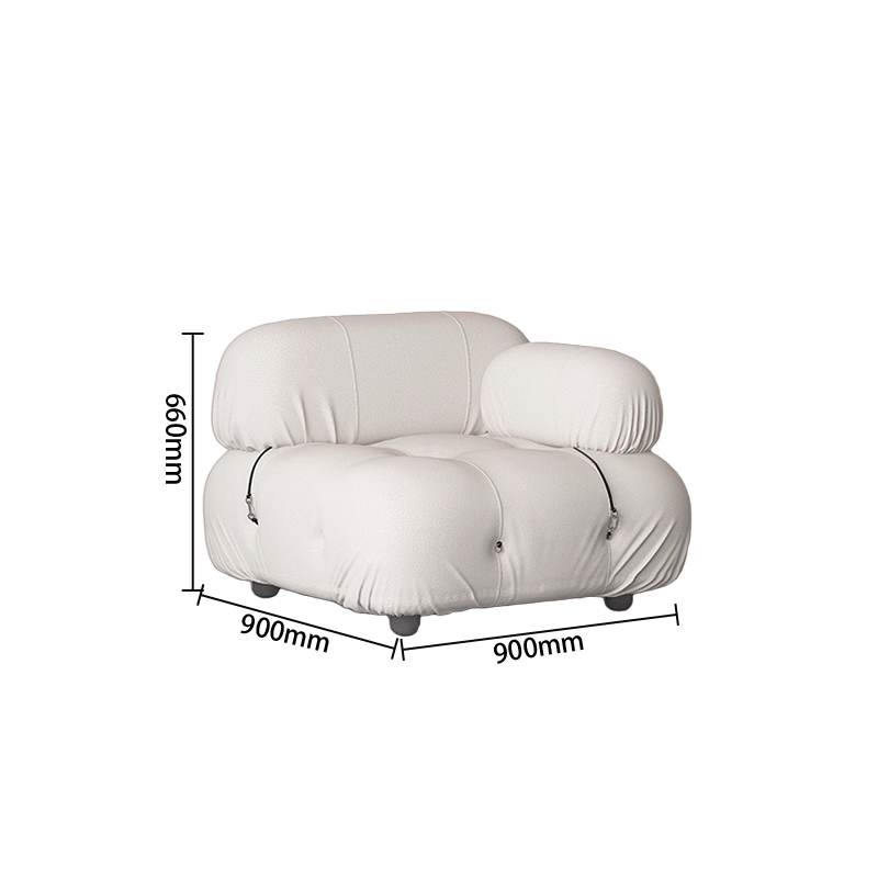 ソファ　アームレスト　カウチソファ　ファブリックソファ　高級ソファ　モダンソファ　フットレスト　上質な金具　多色選択可能　JYSF-N042